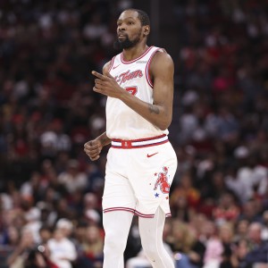 老而弥坚！杜兰特本季高效场均26+5.5+4.8&amp;三项命中率52%/41%/87%